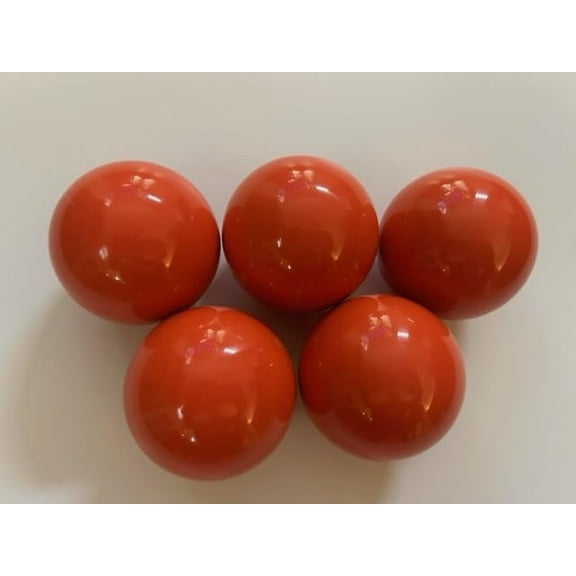 BuyBocceBalls 5 Pack - Unique Orange 57mm Bocce Pallino