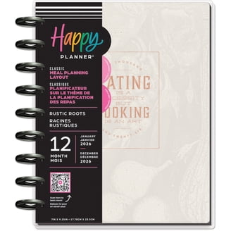 Heidi Swapp Memory Planner Large Gold Foil Stripes Planner 122