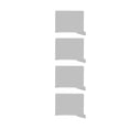 thumbnail image 1 of Clear Closet Shelf Dividers, 4Pcs Shelf Separators Multifunction  for Closet Organization, 1 of 7