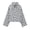 Gray 05, variant on Karymi Rain Coats for Women Polka Dot Windbreaker Jacket, Stand Collar Button Front Drawstring Hem Cropped Coat with Side Pockets, Casual Long Sleeve Outdoor Anorak