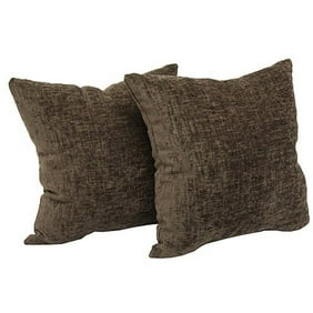 18 Inch Corded Throw Pillows With Inserts Set Of 2 Typographic