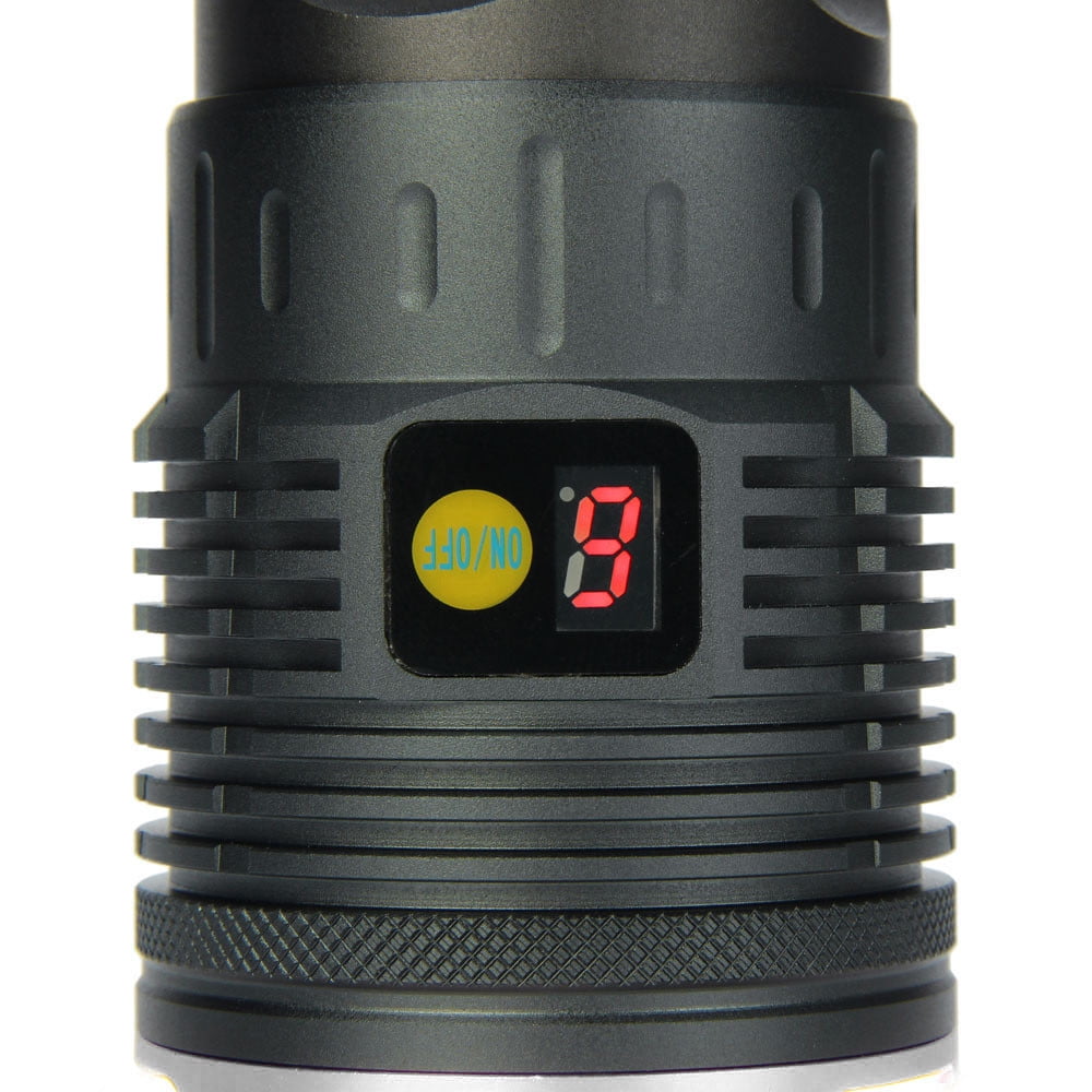 50000LM Supwildfire 15x XML T6 LED Digital Display Jage Taschenlampe Handlamp GE 