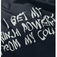 thumbnail image 5 of I Get My Ninja Powers from my Cousins Romper Boys or Girls Infant Baby Brisco Brands 18M, 5 of 7