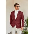 thumbnail image 4 of COOFANDY Men's Slim Fit Casual Blazers Lightweight Sport Coats One Button Suit Jackets, 4 of 6