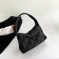 thumbnail image 3 of Bolso Acolchado Sólido para Mujer Hobo Gran Capacidad Con A La, 3 of 9