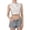 a-Camouflage13938, variant on Womens Iridescent High Neck Sleeveless Crop Top Metallic Casual Party Tank Top For Summer Party Daily Wear Camouflage S