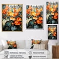 thumbnail image 4 of Designart "Cubist Expression In The Horticultural Garden" Plants Floater Framed Canvas Prints, 4 of 5