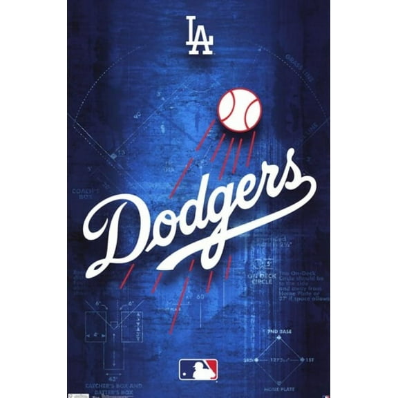 Los Angeles Dodgers - Logo 2011 Poster Print (24 x 36)