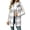 Gray women's sleeveless plaid jacket a1, variant on Women's Hooded Sleeveless Plaid Jacket Casual Button Down Vest Coat Fall Outerwear Warm Basic Layer for Autumn Street Style, Pink M