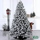 thumbnail image 3 of Arbol De Navidad Pino Nevado 1.80m Artificial Navideño blanco, 3 of 5