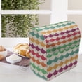 thumbnail image 3 of Fish Scale Stand Mixer Cover, Waves with Vertical Stripy Effect and Vivid Color Composition Contemporary Tile, Kitchen Appliance Organizer Bag Cover with Pockets, 5 Quarts, Multicolor, by Ambesonne, 3 of 4
