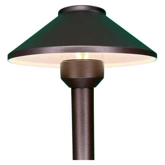 PRO-Trade Outdoor Pathway Lights - Premium Outdoor Landscaping Lighting for , Driveways, Grounds, and Landscapes - Waterproof, Weatherproof, Wired Cast Aluminum Metal LED Area Lights (Bronze)