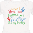 thumbnail image 4 of Inktastic Guitar Player Like Daddy Boys or Girls Long Sleeve Baby Bodysuit, 4 of 5