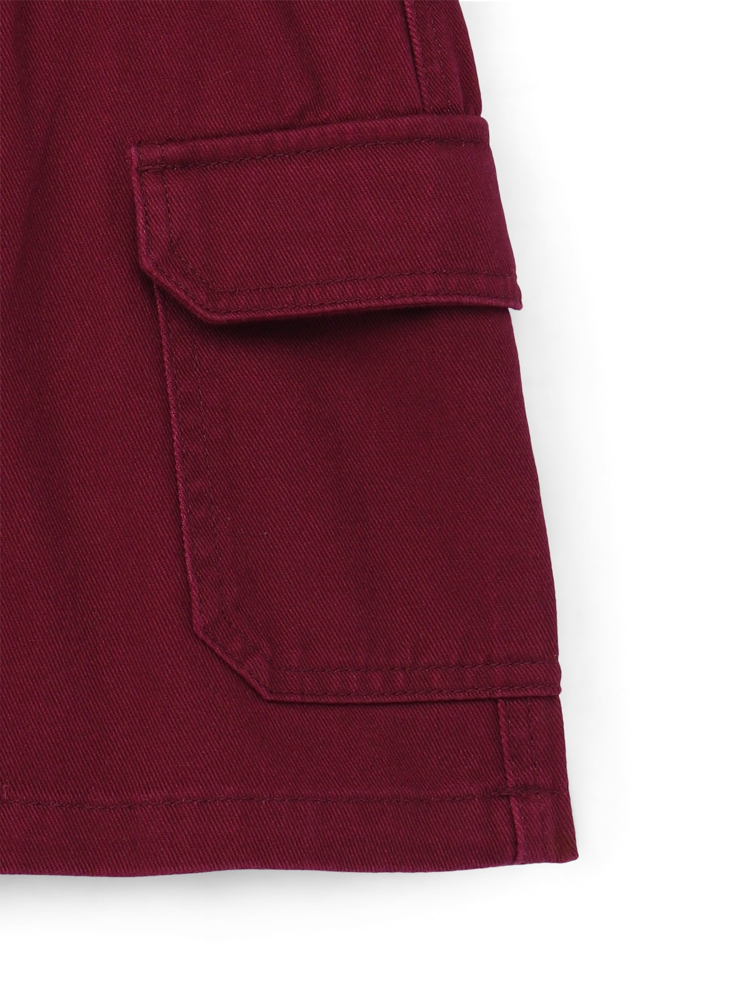 Wonder Nation Girls Denim Cargo Skirt, Sizes 4-18