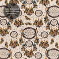 thumbnail image 5 of Shower Curtain, Retro Dreamcatcher Waterproof Fabric Plastic Shower Curtain, Drying Fast Bathroom Curtain with 9 Buttonholes, Ruffle Shower Curtain 60x72in, 5 of 8