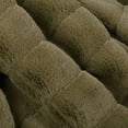 thumbnail image 4 of Home Soft Things Super Mink Faux Fur Blanket, 118" x 95", Olive, 4 of 4