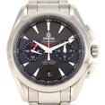 thumbnail image 1 of Pre-Owned Omega Seamaster Aqua Terra Chronograph GMT 231.10.43.52.06.001 Stainless Steel..., 1 of 7