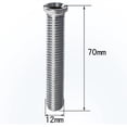 thumbnail image 2 of Mduoduo Sink Strainer Screws, M50X70mm Kitchen Bath Sink Basket Strainer Waste Threaded Screw Bolt Connector, 2 of 8