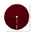 thumbnail image 2 of Vickerman QTX17752 Jupe en Velours Rouge Peluche 72 Pouces, 2 of 2