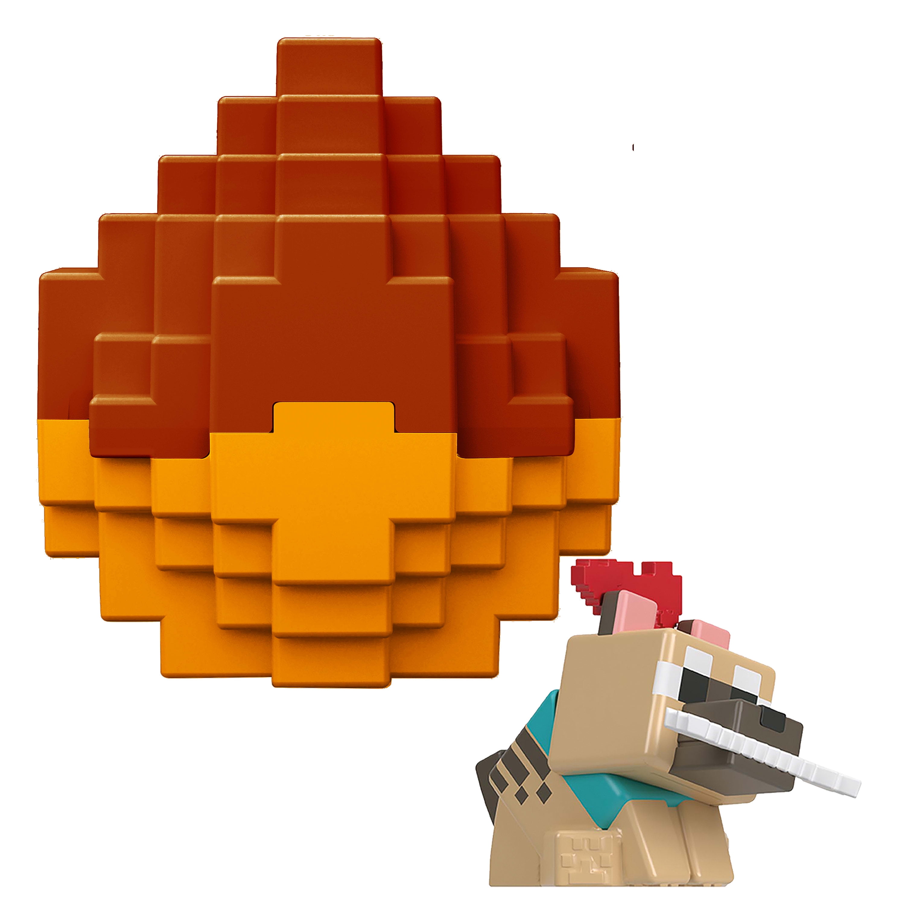 Minecraft-Mini-Mode-Spawn-Egg-with-Mini-Figure,-Badlands-Theme,-1.5-inch-Toy-(Characters-May-Vary
