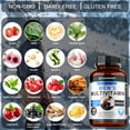 thumbnail image 2 of Men's Multivitamin - Vitamin D, Zinc, Folic Acid, and B Vitamins - for Energy, Focus and Immune Health - 120 Count, 2 of 8