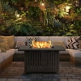 thumbnail image 7 of Vineego 43" Gas Fire Pit Table with Free Blue Fire 50,000 BTU Outdoor Heating All Weather Propane Fire Pit, 7 of 7