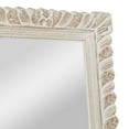 thumbnail image 4 of DecMode 21" x 70" Brown Intricately Carved Leaf Wall Mirror, 4 of 7