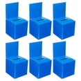 thumbnail image 1 of Unique Bargains Ballot Box 6'x6'x6' Raffle Box with Removable Header Board Suggestion Box Cardboard Box Blue 6Pack, 1 of 5