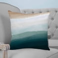 thumbnail image 4 of 20x20 Pillow Covers Set of 2, Blue Beach Gradient Throw Pillow Covers Decorative Couch Cushion Case, Boho Sea Waves Ombre Abstract Microfiber Square Pillowcases for Bedroom Car Living Room, 4 of 7
