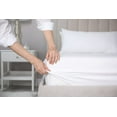 Twin White Fitted Sheets Pack of 6 (39x80+10 Inches) Polycotton T200