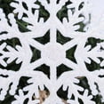 thumbnail image 6 of UDIYO 6Pcs 10cm DIY Artificial Glitter Snowflake Hanging Ornaments Xmas Tree Decor, 6 of 7