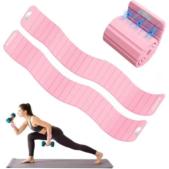 Magnetic Wrist and Ankle Weights for Women – 2 lb Adjustable Arm Leg Weights Set for Gym, Workout, Pilates, Walking, Yoga, Home Fitness(Pink)