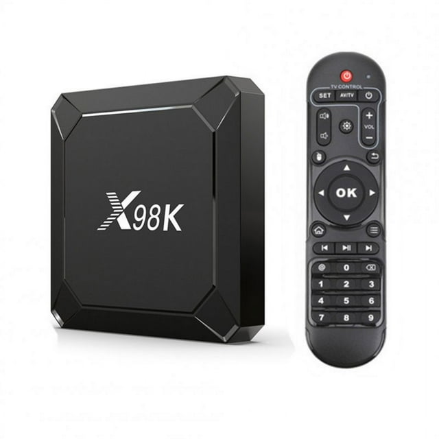 X98K Smart TV Box HD 8K with RC Digital Player 2.4G 5G Dual-Band WIFI Video Player for Android 13.0 4+32GB US Plug