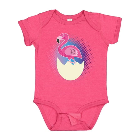 

Inktastic Easter for Girls Flamingo Egg Hatching Gift Baby Girl Bodysuit