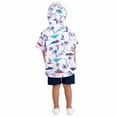 thumbnail image 3 of Tommy Bahama Kids' Beach Cover Up | L/XL 7-12, Palm(White), 3 of 3