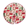 thumbnail image 2 of Christmas Decoration Christmas Tree Skirt Classic Elementals Large Christmas Decor Mat Christmas Tree Bottom Decoration for Holiday Party Indoor Outdoor Decor Christmas Gift 23.62x23.62 inch, 2 of 8
