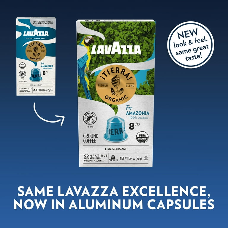 Lavazza ¡Tierra! for Amazonia 60ct, compatible with Nespresso