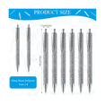 thumbnail image 4 of 6 Pcs Cute Pen Bling Diamond Christmas Rhinestones Gift Silver Metal Ballpoint Fancy Sparkly Crystal B, 4 of 7