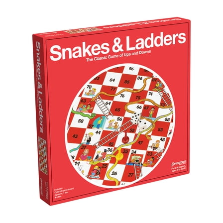 Pressman Snakes & Ladders (Red Box)
