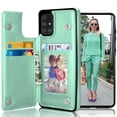 thumbnail image 1 of Tiflook Samsung Galaxy A71 5G Wallet Case PU Leather Card Holder Magnetic Closure Flip Cover Turquoise, 1 of 7