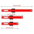 thumbnail image 2 of Precision Pocket Ruler Woodworking Ruler & Marking Tools Drafting Metal Ruler with Inch & Metric Indicators Lightweight, 2 of 8