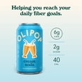 thumbnail image 3 of OLIPOP Prebiotic Soda, Cream Soda, 12 fl oz, Pantry Packs, 3 of 9