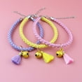 thumbnail image 6 of Pet Cat Collar Breathable Tassels Pet Collar Adjustable Adjustable Braided Rope Cats Collar Necklace with Bell, 6 of 8