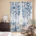 thumbnail image 3 of Kitchen Curtains 84 Inch Length 2 Panels, Blue Coastal Starfish Grommets Window Treatment Curtain, Beach Nautical Shell Eucalyptus Ocean Thermal Curtains Drapes for Living Room/Bathroom, 3 of 9