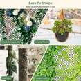 thumbnail image 6 of Troxlin Plastic Wire Mesh Fence Roll, 15.7IN x 26.3FT Plastic Chicken Wire Mesh, Balcony Garden Floral Netting Fencing Barrier for for Crafts, Poultry, Garden,Black(100 tie straps), 6 of 9