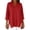 Red, variant on Lenpel Long Sleeve Womens Tops Cotton Linen Fashion Collared V Neck Oversized Blouses Casual Side Split High Low Hem Shirts Fall Outfits
