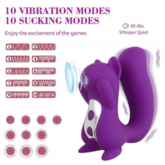 XBONP Sex Toy for Women, G Spot Vibrator Dildo with 10 Suction & Vibration Mode, Sucking Massaging Device Rechargeable Adult Sex Toys for Women Couples Pleasure