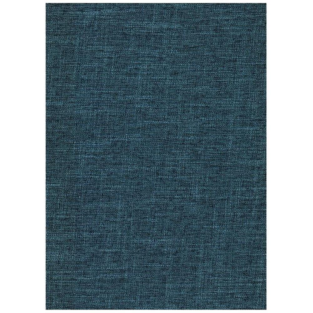 Full-size Linen Fabric Futon Mattress in Aqua Blue-Frame Not Included