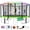 Green, variant on FIZITI 12FT 1000LBS Trampoline for Adults/Kids,Outdoor Trampoline with Enclosure Net,Basketball Hoop,Sprinkler,LED Light,Socks,Wind Stakes,Ladder,Recreational Trampoline for Backyard