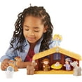 FisherPrice Little People Nativity Playset for Toddlers, Stable with 10 Figures for Pretend